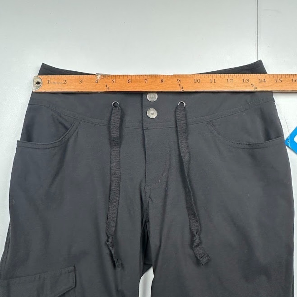 Columbia Pants Womens 2 Black Omni-Shield Straight Leg Roll Up Stretch Outdoor - Picture 10 of 13